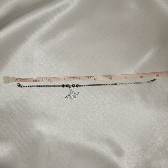 Silver Stainless Steel Witch Celtic Viking Cross Knot Fashion Bracelet NWOT - Picture 7 of 9